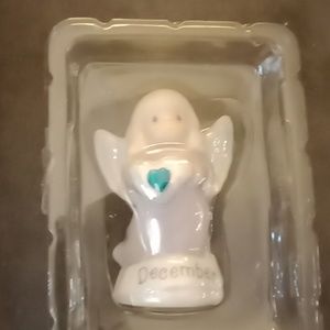 Precious moments December birthstone angel figurine